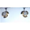 Image 1 : 3.33g Earring Made of 14Kt Gold ,0.21 Ct Diamond