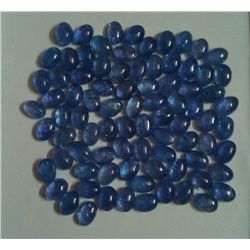 Natural African Tanzanite Loose 89.95 Ctw Oval Shape Cabochons