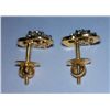 Image 2 : 3.03g Earring Made of 14Kt Gold ,0.35 Ct Diamond