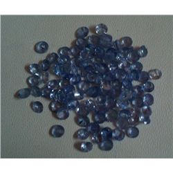 Natural African Tanzanite Loose 7.05 Ctw, 2 mm Round Cut Stones