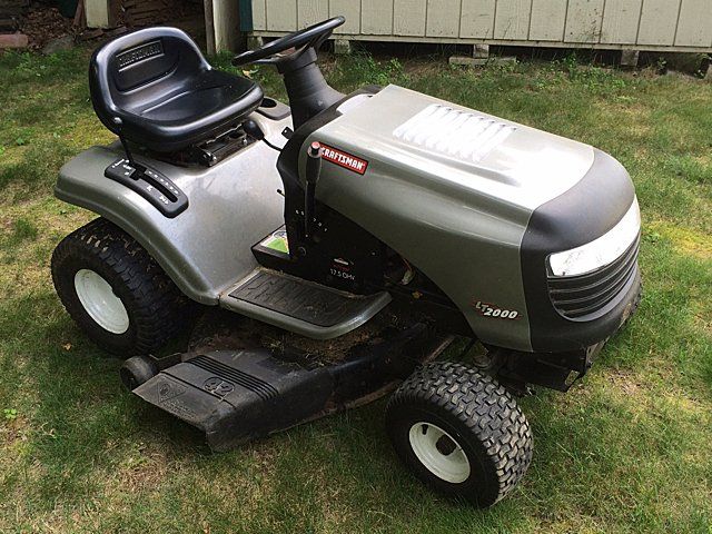 Craftsman Lt 2000 Riding Lawn Mower Craftsman Lt 2000 Riding Lawn Mower