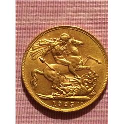 1925 Gold British Sovereign
