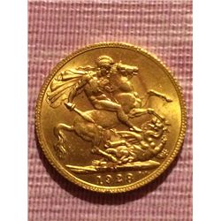 1928 Gold British Sovereign
