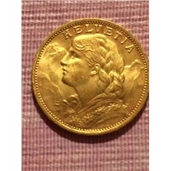 1935 Gold 20 Franc