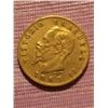 Image 1 : 1863 20 Lire Gold Coin