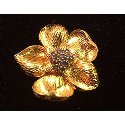 Estate 18kt Gold Tiffany Pin