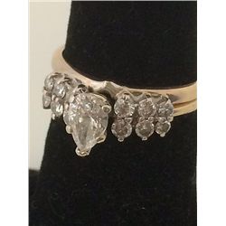 14kt Gold Diamond Ring Set