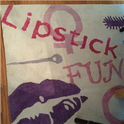 Lipstick Pop Art Area Rug