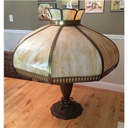 Antique Estate Glass Table Lamp