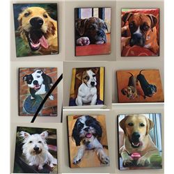 St. Jude Art; Dog Artwork