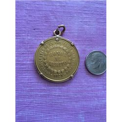 Estate Gold Coin Pendant