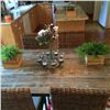 Image 3 : Table and 4 Rattan Chairs