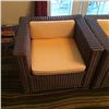 Image 5 : 4 Piece Wicker Living Room Set