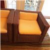 Image 6 : 4 Piece Wicker Living Room Set