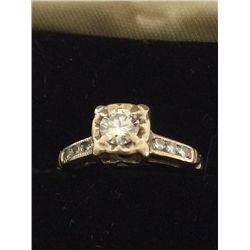 14kt Gold Diamond Ring