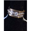 Image 1 : Estate 14kt Gold Man's Diamond Ring