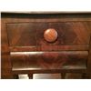 Image 5 : Crotch Mahogany Side Table and Book Case
