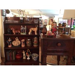 Contents of Bookcase and Table Lot