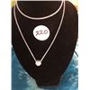Image 1 : Diamond and Platinum Necklace