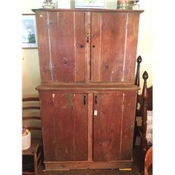 Oak Country Primitive Hutch