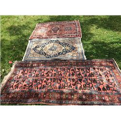 3 Antique Persian Rugs