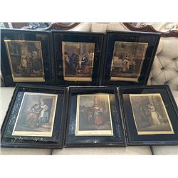 6 Cries of London Engravings
