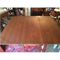 Drop Leaf Mahogany Table