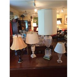 4 Vintage Lamps