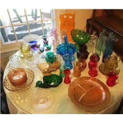 Colored Glass Lot
