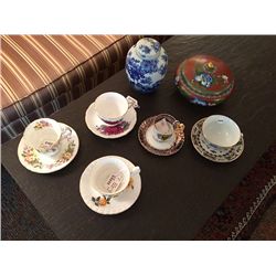 Closionne, Asian, and Tea Cup Lot