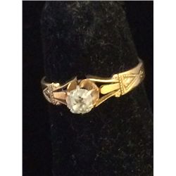 Antique 18kt Gold Diamond Ring