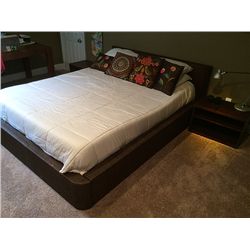 Rattan Bed and Night Stands