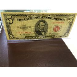 Series 1953A $5 Star Note