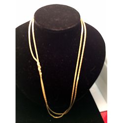 Estate 14kt Gold 20" Necklace