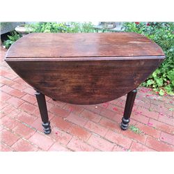Oak Drop Leaf Hudson River Table