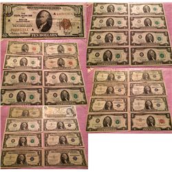 Bank Note & Silver Certificates Lot