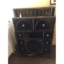 Mahogany Sheraton Style 5 Drawered Chest