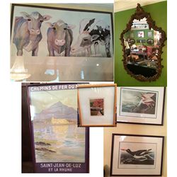 Mazzolini's Girls, Prints & Mirror
