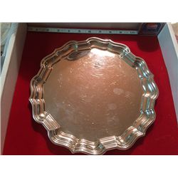 10" Sterling Silver Charger