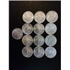 Image 1 : 13 Morgan Silver Dollars, BU