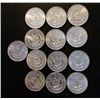 Image 5 : 13 Morgan Silver Dollars, BU