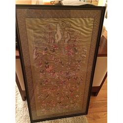Oriental Decorative Framed Art