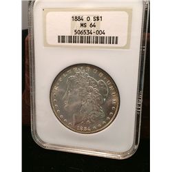 1884-O Morgan Silver Dollar