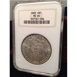 1883 Morgan Silver Dollar