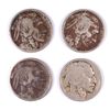 Image 1 : (4) 1913-S I BUFFALO NICKELS FAIRS