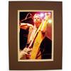 Image 1 : An 8" x 10", hand signed, color magazine photo by Sting.  Item has been double matted.  Overall s…