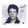 Image 1 : An 8 x 10, B&W promo photograph "Rock of the '80's" hand signed by Lou Reed.…