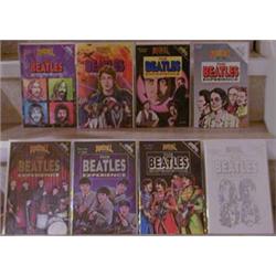 The Beatles Experience.  A complete set of 8 Rock N' Roll comics from Revolutionary Comics which …
