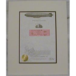 Led Zeppelin / Chicago Stadium Commemorative.  This is an actual unused ticket from the Led Zeppe…