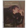 Image 1 : Sotheby's Rock n Roll and Film Memorabilia Catalog from April 2, 1997.  The cover shows Jim Morri…